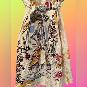 Skirt. XL 100% poly.So it fits more like a large.